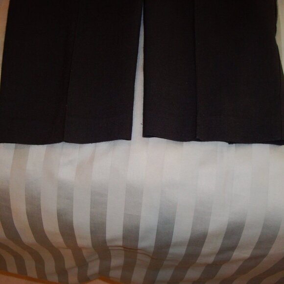 Prive New York Vintage Womens Back Zip Front Pleated Pants Black Size 8 - Picture 6 of 8